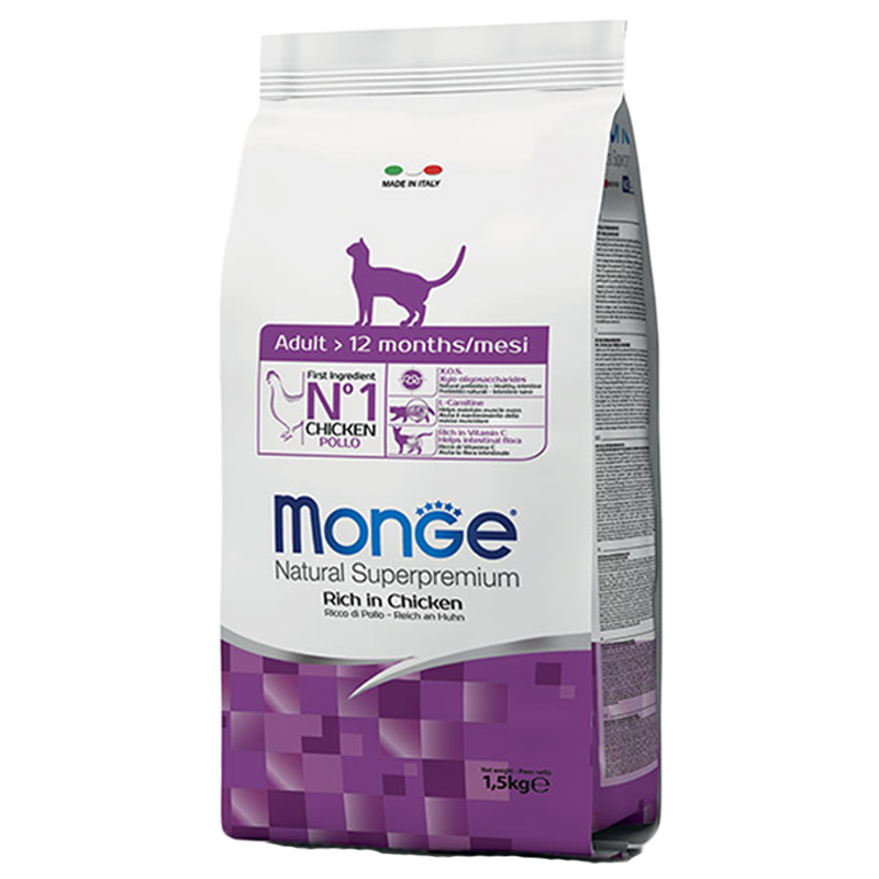 CAT MONGE ADULT 1.5KG POLLO