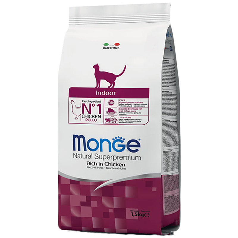 CAT MONGE INDOOR 1.5KG POLLO