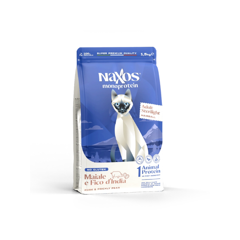   CAT NAXOS STERILIZED 7KG MAIALE FICO D INDIA
