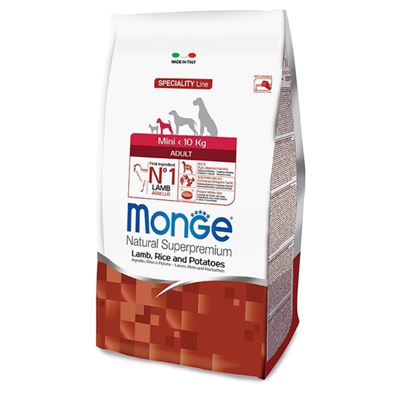 DOG MONGE ADULT 800GR MINI AGNELLO RISO PATATE