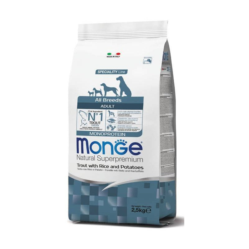 DOG MONGE ALLBREED 12KG TROTA RISO E PATATE