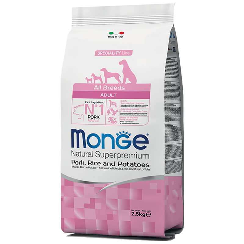 DOG MONGE ALLBREED 2.5KG MAIALE RISO E PATATE