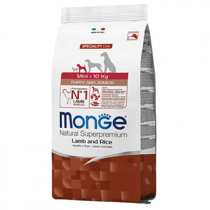 DOG MONGE PUPPY 800GR MINI AGNELLO E RISO