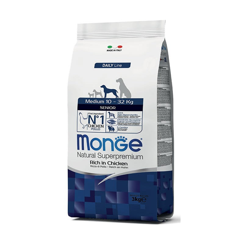 DOG MONGE SENIOR 12KG MEDIUM