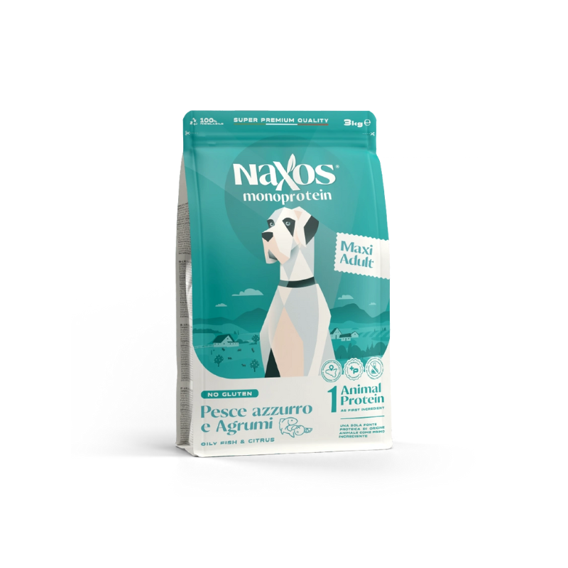 DOG NAXOS ADULT 12KG MAXI PESCE AGRUMI