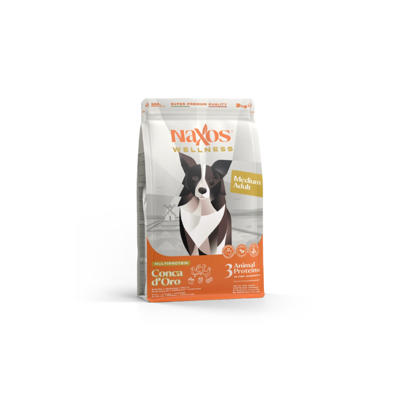 DOG NAXOS WELLNES ADULT 12KG MEDIUM CONCA D ORO