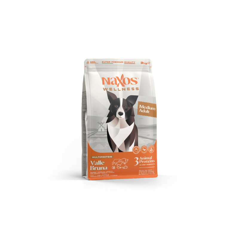 DOG NAXOS WELLNES ADULT 12KG MEDIUM VALLE BRUNA
