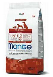 DOG MONGE ALLBREED 2.5KG AGNELLO RISO PATATE